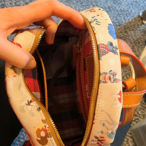 Dooney & Bourke Disney Santa Dogs Mini Backpack - Picture 5 of 6